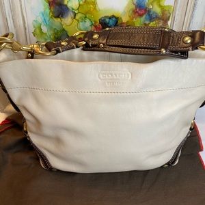 Coach Carly Tote in Cream
